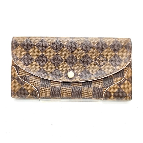 Louis Vuitton Caissa Damier Rose Ballerine Long Wallet - Picture 1 of 9